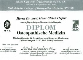 Diplom Osteopath DAAO